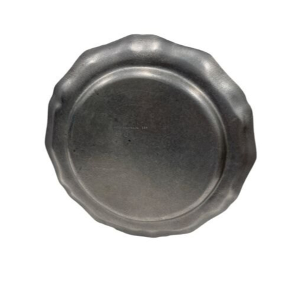 Wilton 10 1/2” & 7” Pewter Plate Columbia RWP Dining Service Ware Pewter Dish - Picture 4 of 6
